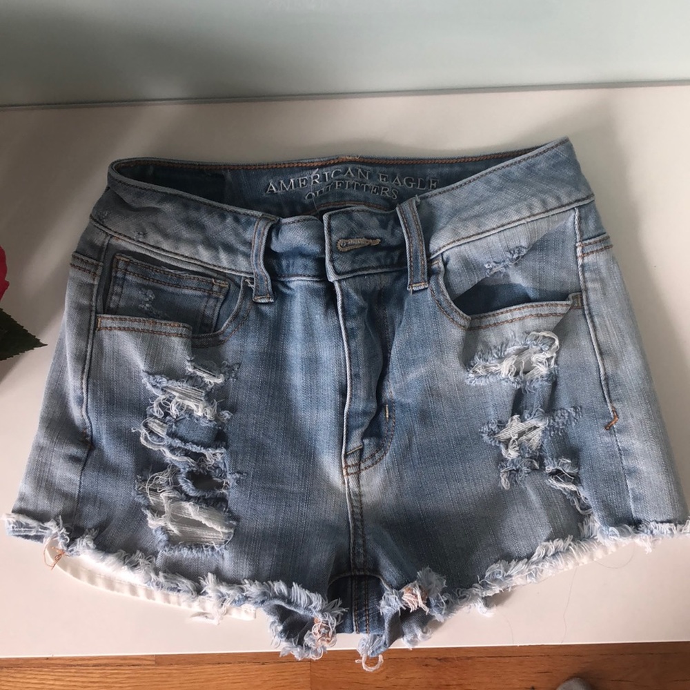 Festival high wasted denim shorts